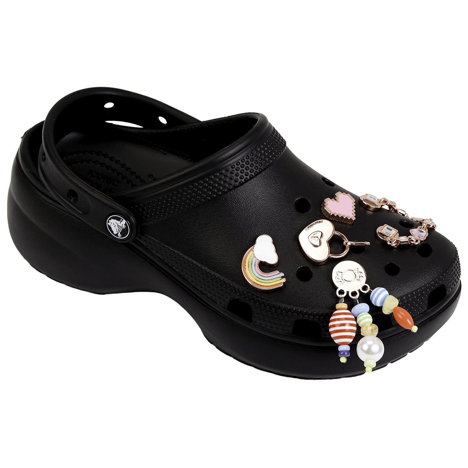Классические спортивные сандалии-кроксы 'Black' Женские Crocs