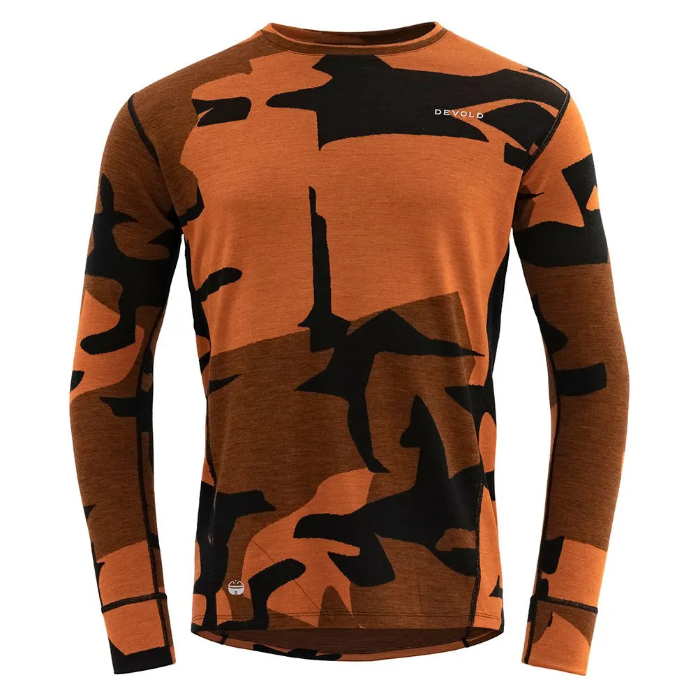 

Футболка DEVOLD OF NORWAY Kløvstien long sleeve, оранжевый