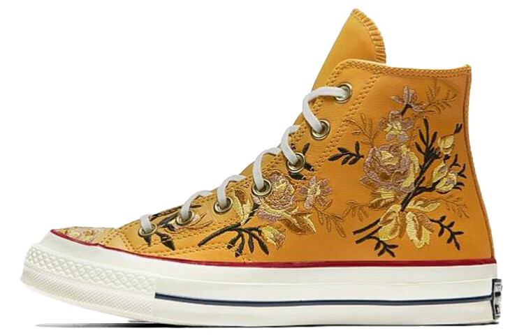 

Кеды Chuck 70 Women's Converse High 'Parkway Floral Embroidery - Turmeric Gold' Women's