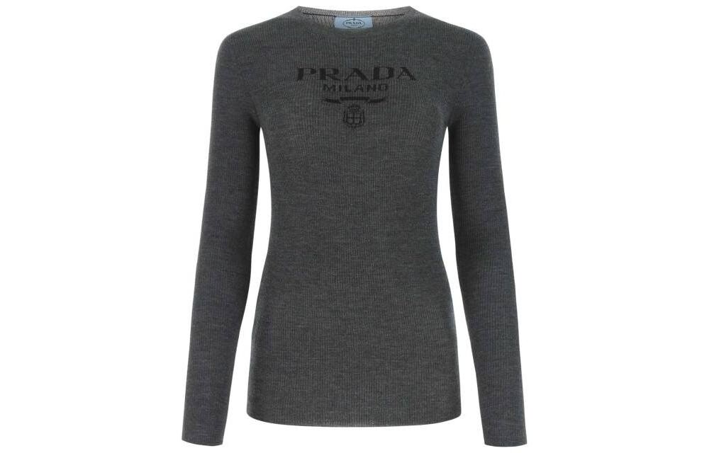 

Кашемировый свитер женский серый Prada