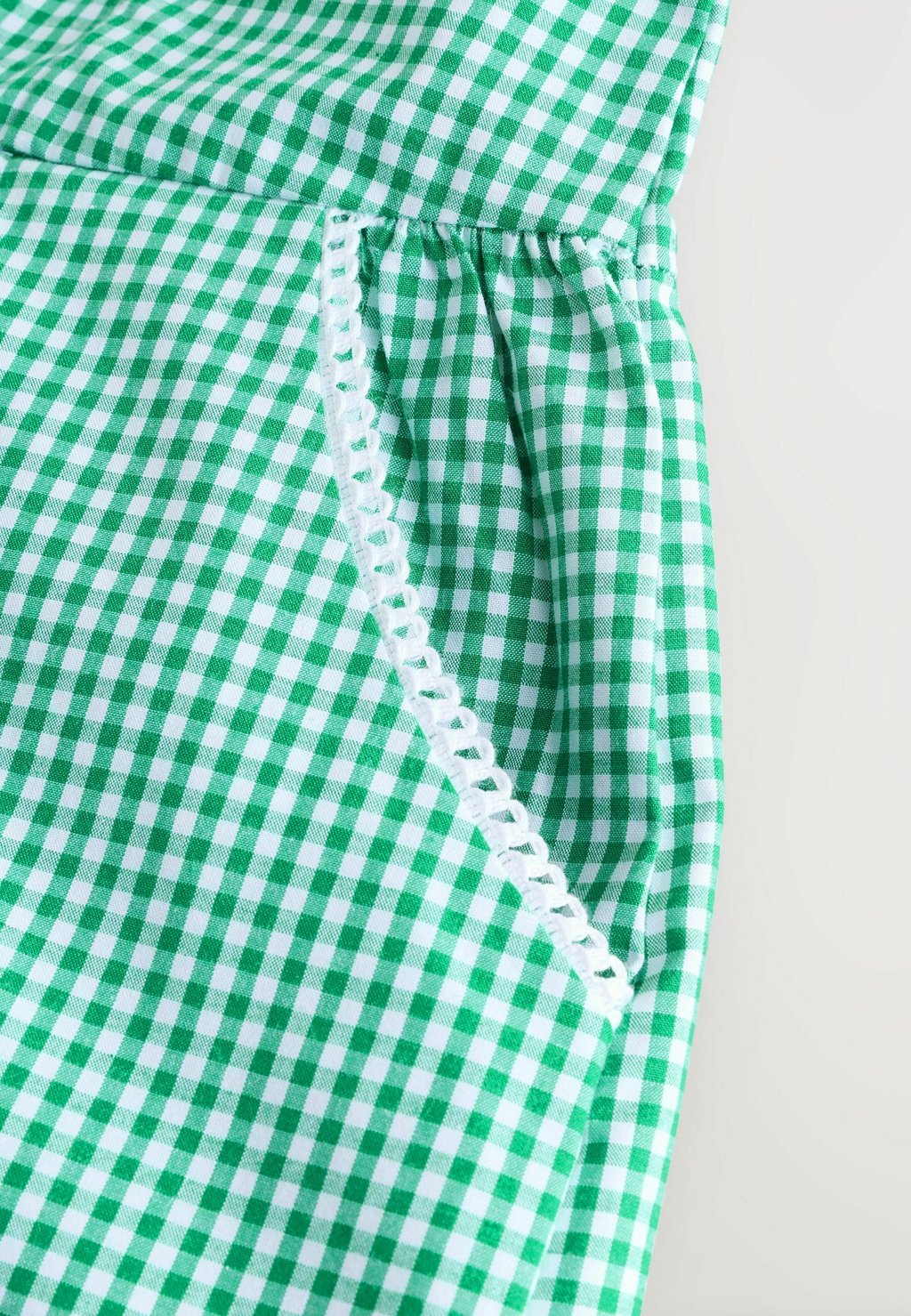 Повседневное платье RICH SCHOOL GINGHAM ZIP Next, светло-зеленый — фото 4