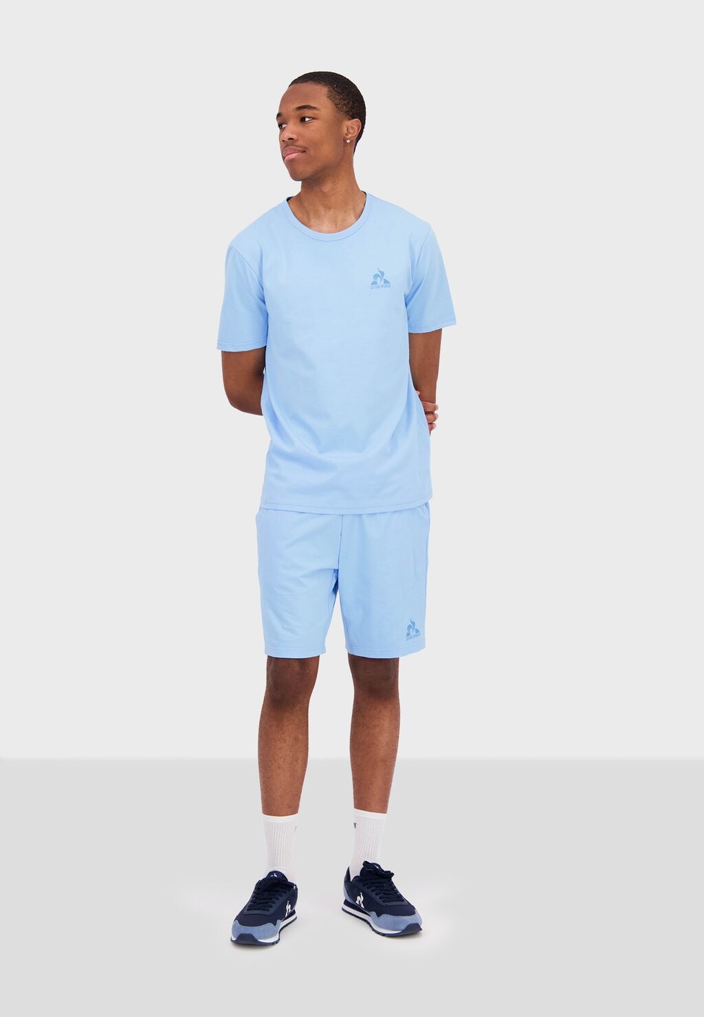 

Базовая футболка MONOCHROME UNISEX le coq sportif, светло-голубой