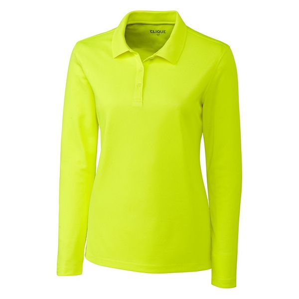 

Женская поло с длинным рукавом Spin performance pique Clique, High Vis Yellow, Желтый, Женская поло с длинным рукавом Spin performance pique Clique, High Vis Yellow
