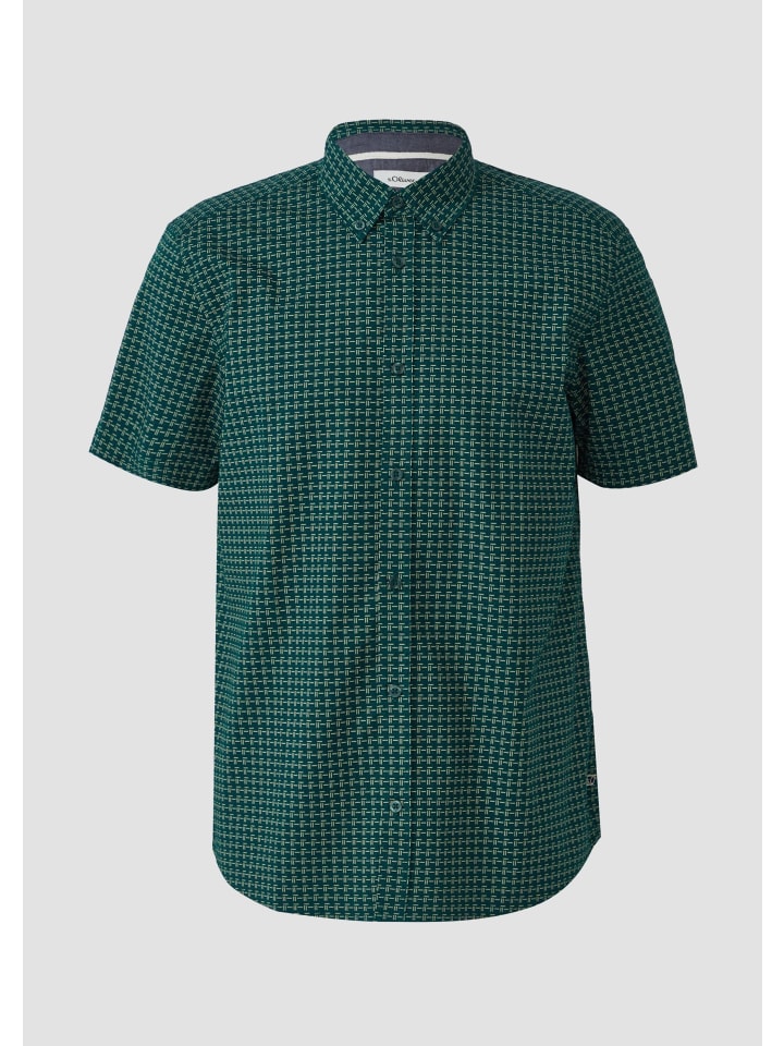 

Рубашка 79A1_зеленая s.Oliver