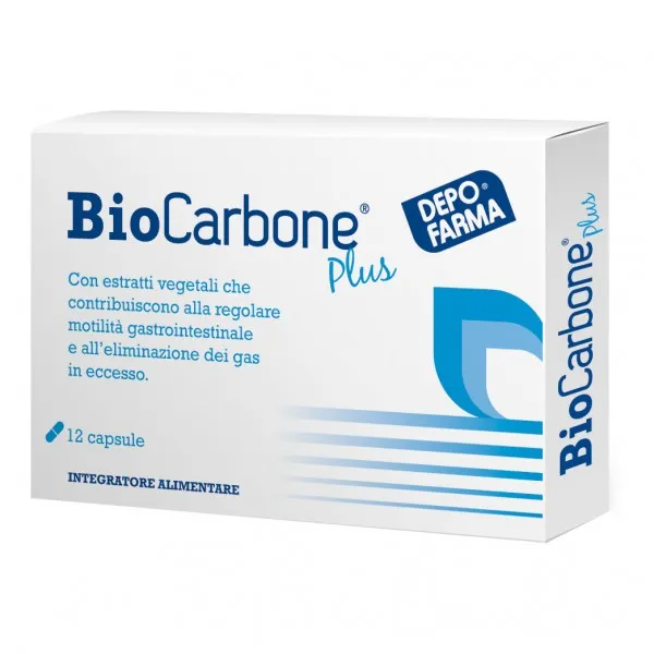 

Biocarbone Plus 24 капсулы для регулярной перистальтики кишечника Depofarma