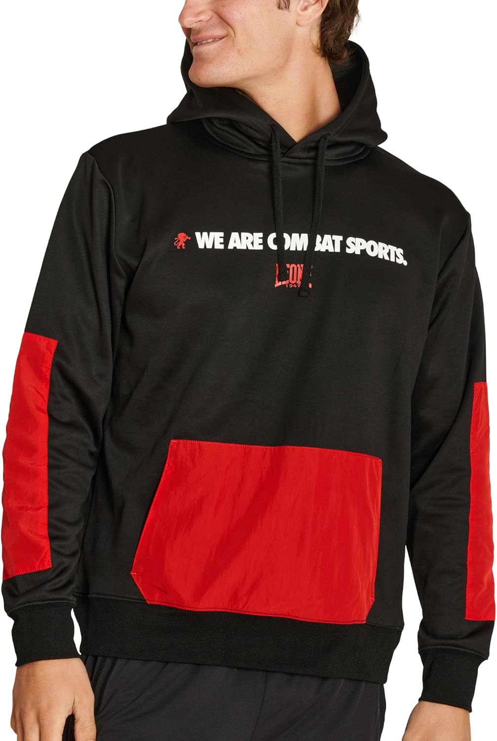 

Худи с логотипом WACS, унисекс, для взрослых Leone 1947, черный