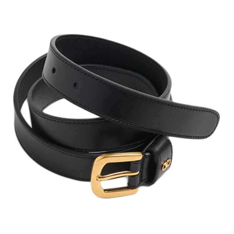 

Valentino Ремень с пряжкой и логотипом, Black