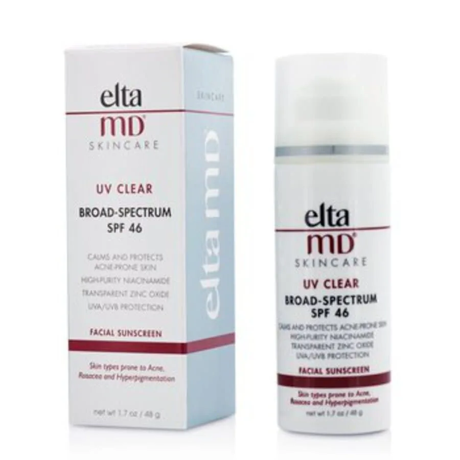 EltaMD Женский солнцезащитный крем для лица UV Clear SPF 46 1,7 унции Для типов кожи, склонных к акне, розацеа и гиперпигментации Уход за кожей 390205025008