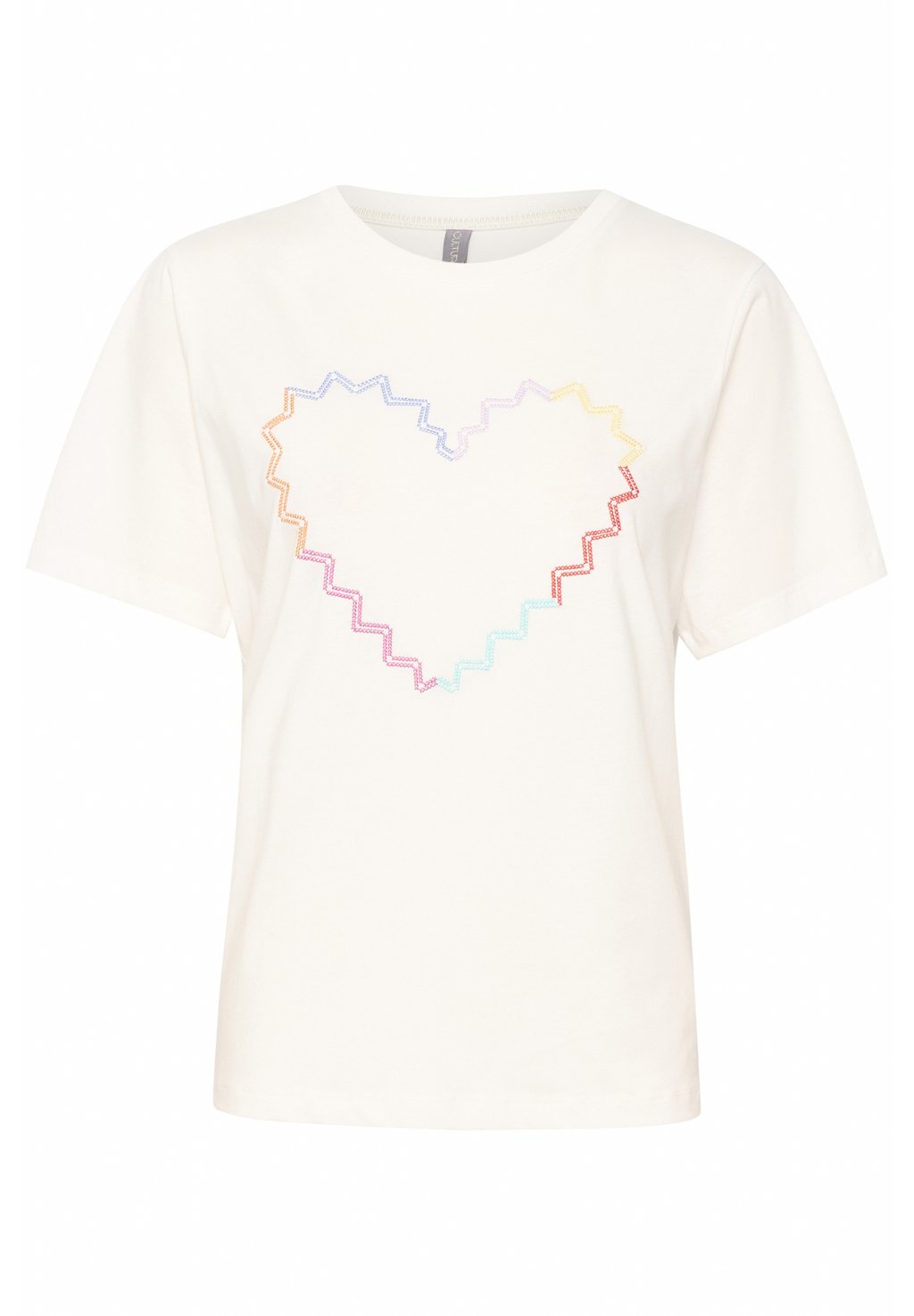 

Футболка с принтом CUAMORA HEART Culture, молочный