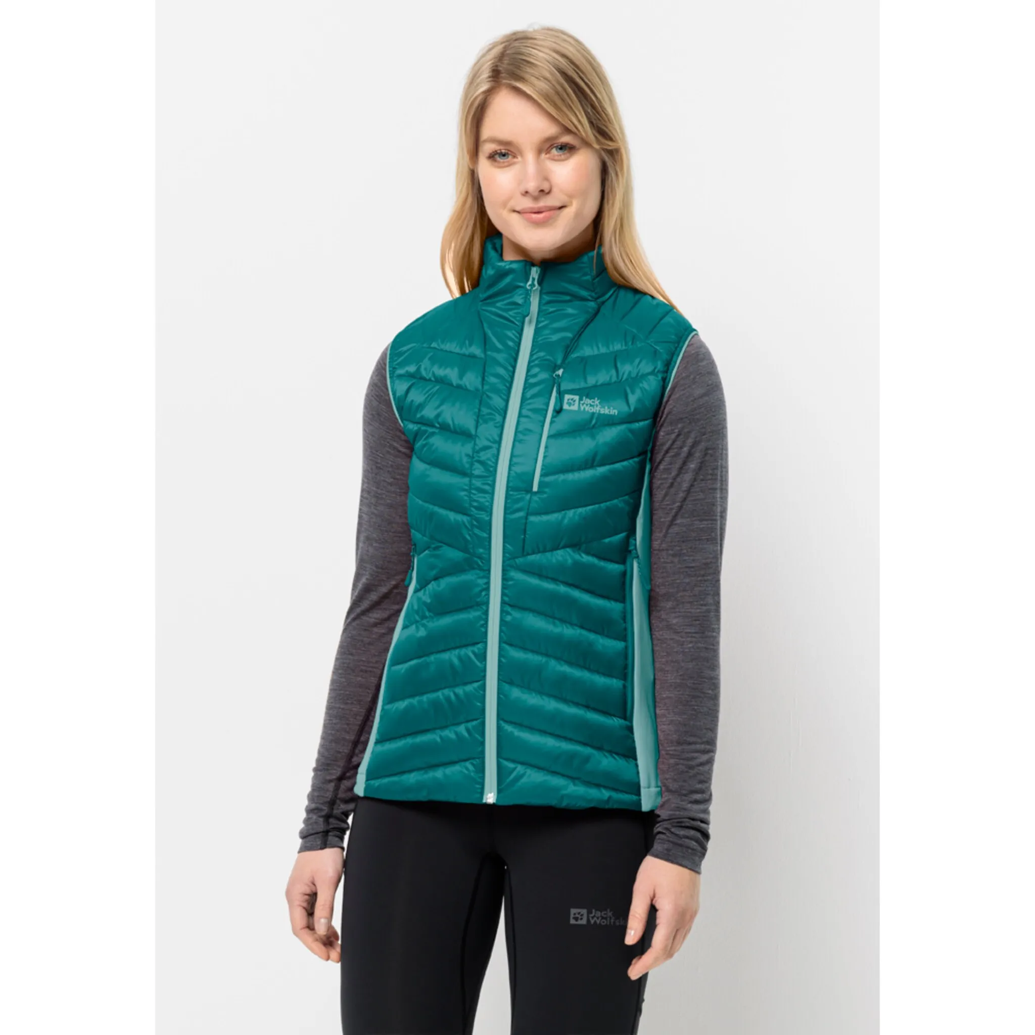 

Функциональный жилет Jack Wolfskin "ROUTEBURN PRO INS VEST W", зеленый