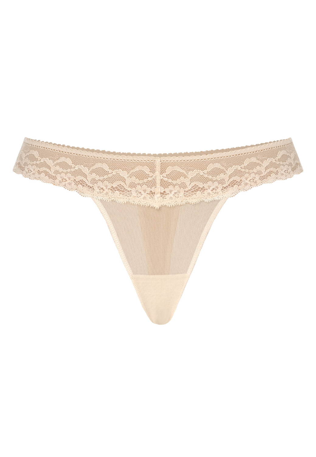 

Стринги Teyli Mesh Tanga mit floraler Spitze Leo, бежевый