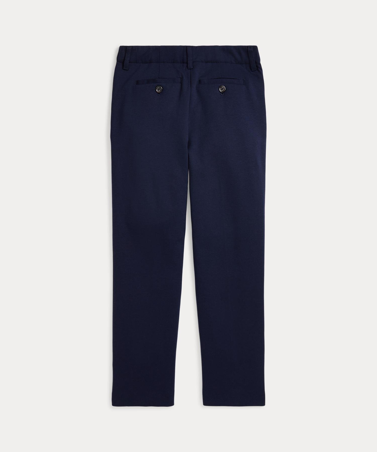 Трикотажные брюки со складками (Для мальчиков 8-20 лет) Polo Ralph Lauren, 410 Navy — фото 2