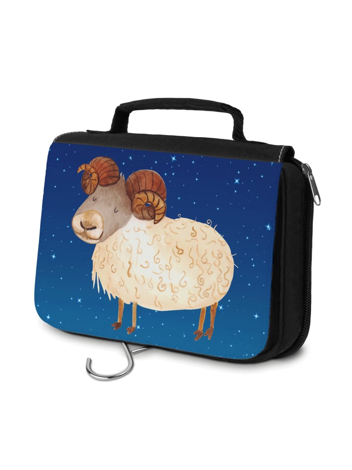 

Mr. & Mrs. Panda Косметичка для знака зодиака Овен, без надписи, в дизайне в виде звездного неба