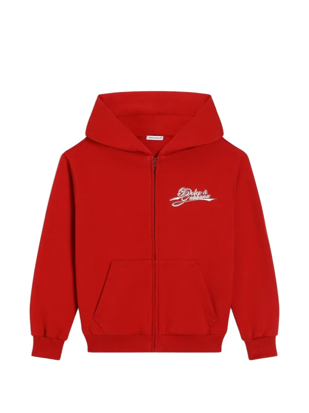 Худи с логотипом Dolce & Gabbana Kids, красный