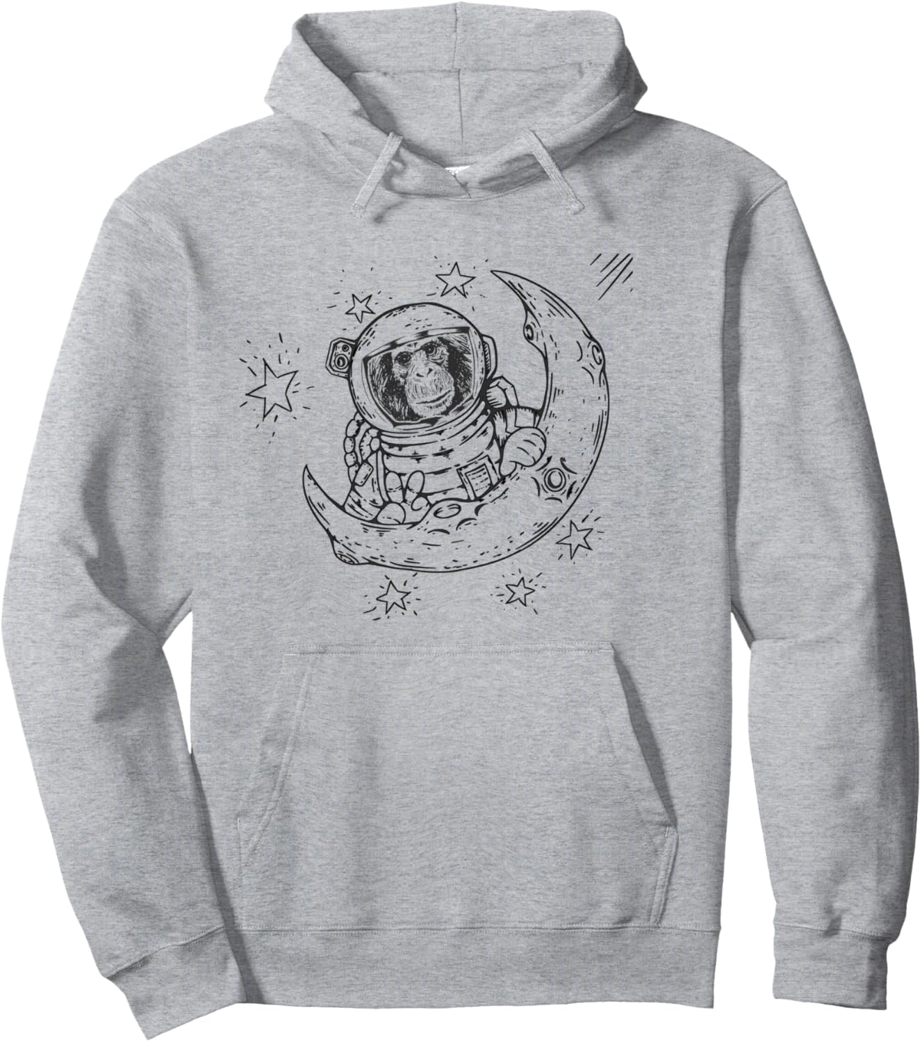 

Учу хико-ши монкивуинтеджи синьючу реко гифуто толстовка Monkey In Space Designs By Ellie, серый