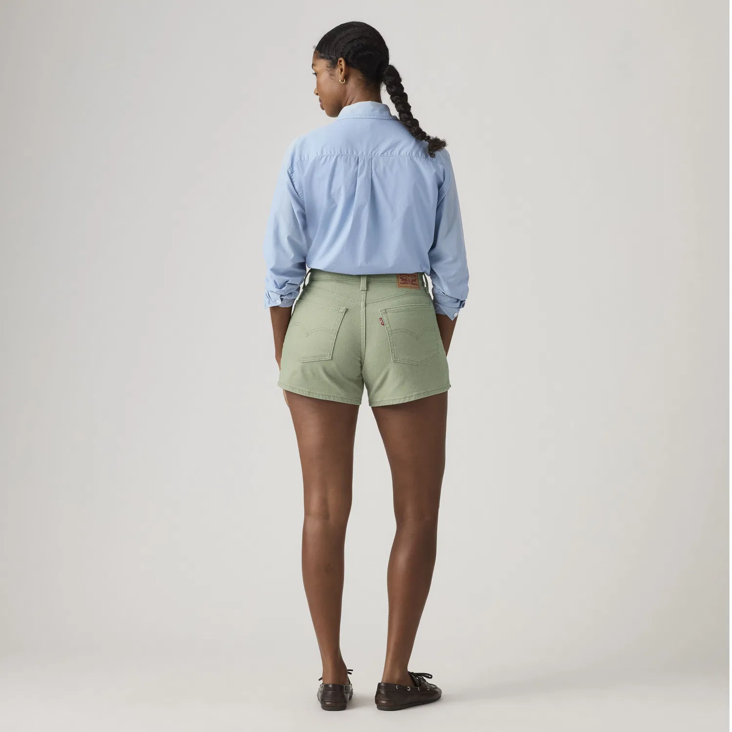Женские шорты А-силуэта Levi's, Green — фото 3