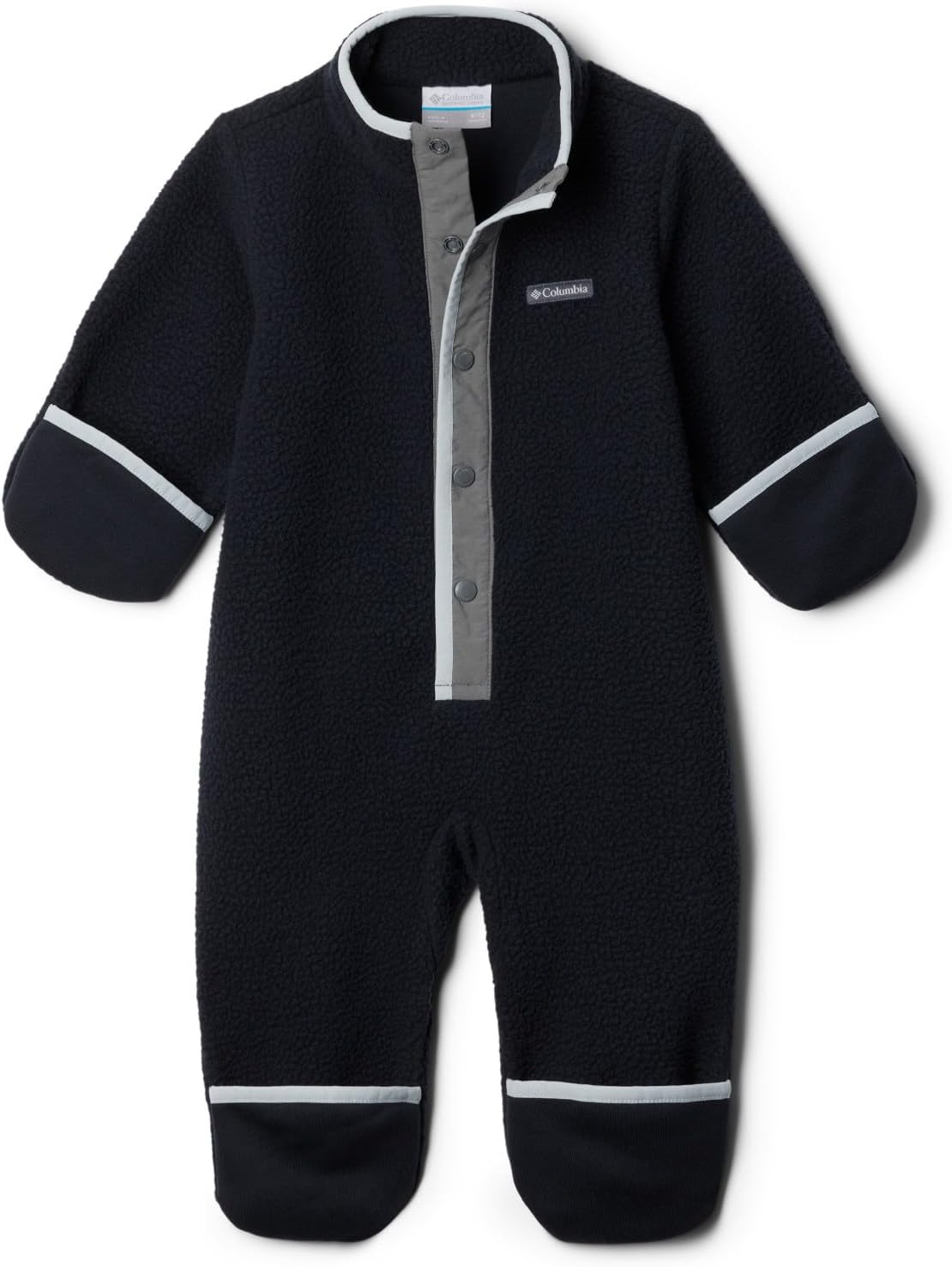 Columbia baby-boys Helvetia Bunting, Black/City Grey — фото 3