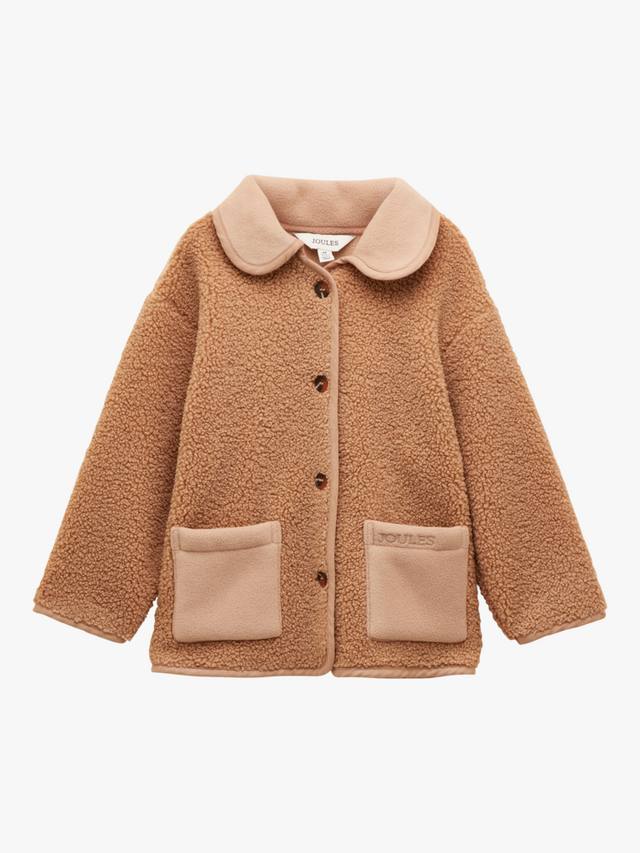 

Детская флисовая куртка с воротником Joules, Stone