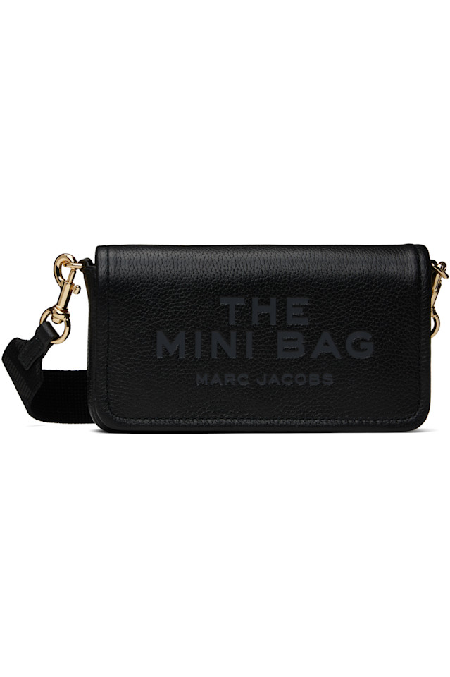 

Кожаная мини-сумка Marc Jacobs, черный