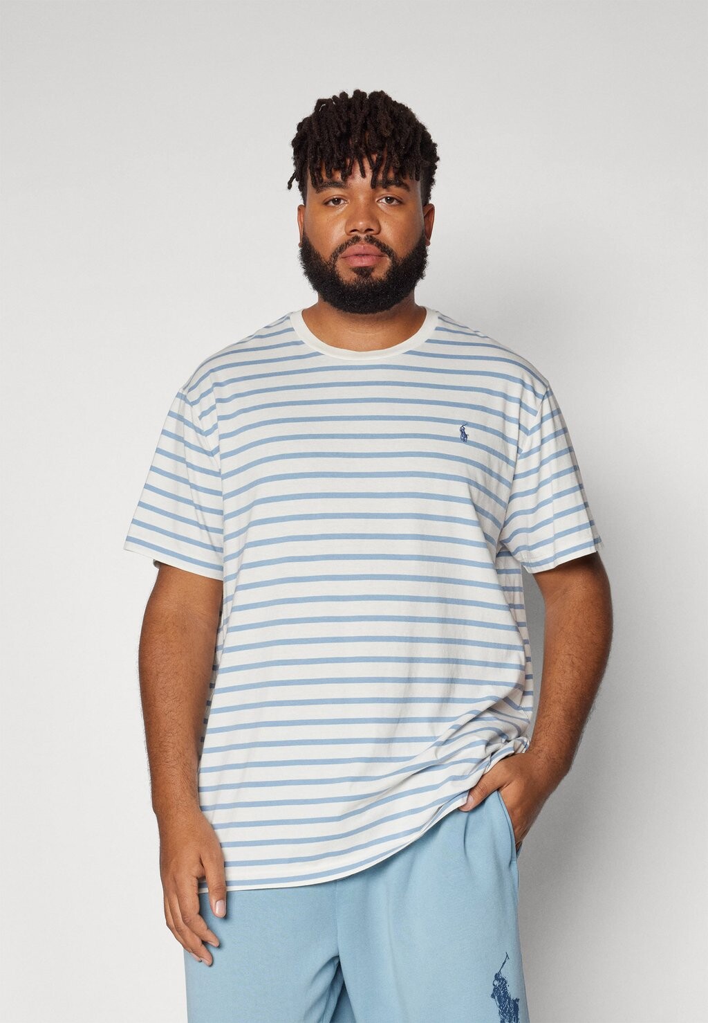 

Футболка с принтом SHORT SLEEVE Polo Ralph Lauren Big & Tall, синий