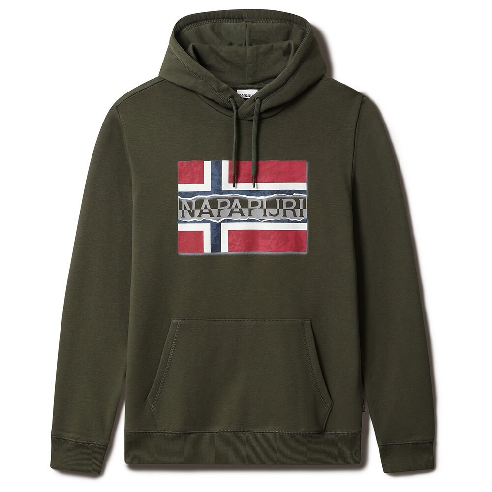 

Худи Napapijri Bench H, зеленый, Серый, Худи Napapijri Bench H, зеленый