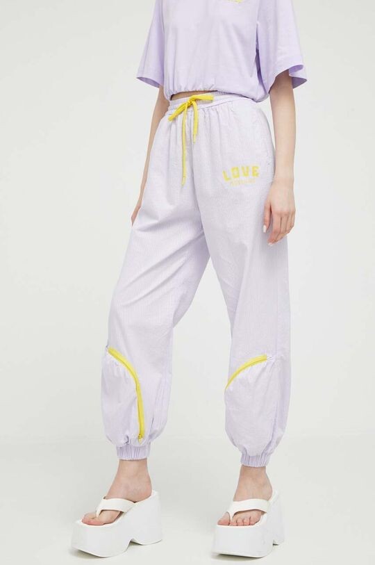 

Джоггеры Love Moschino, фиолетовый