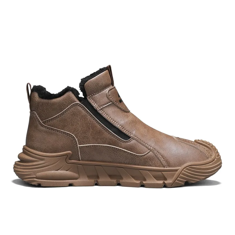 WARRIOR Кожаные ботинки 9cm combat brown — фото 3