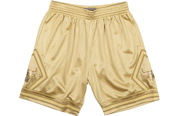 

Баскетбольные шорты унисекс золотые Mitchell Ness, Gold
