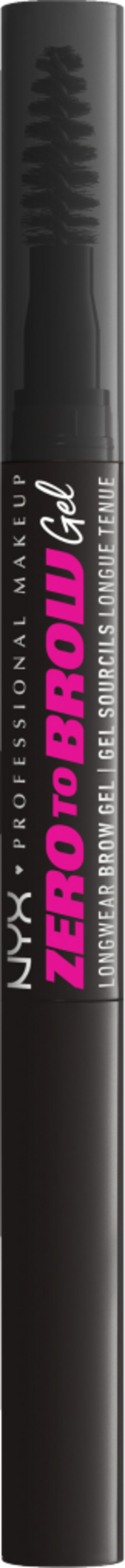 

Гель для бровей NYX Professional MakeUp Zero To Brow Gel 08 Black