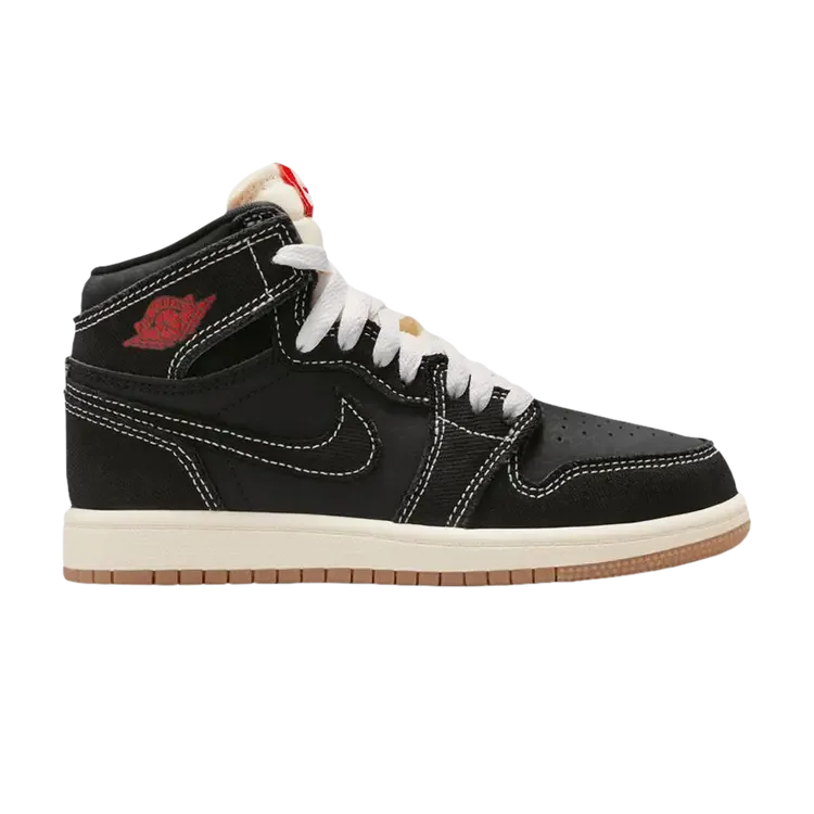 Air Jordan 1 High OG PS «Flight Club», черный