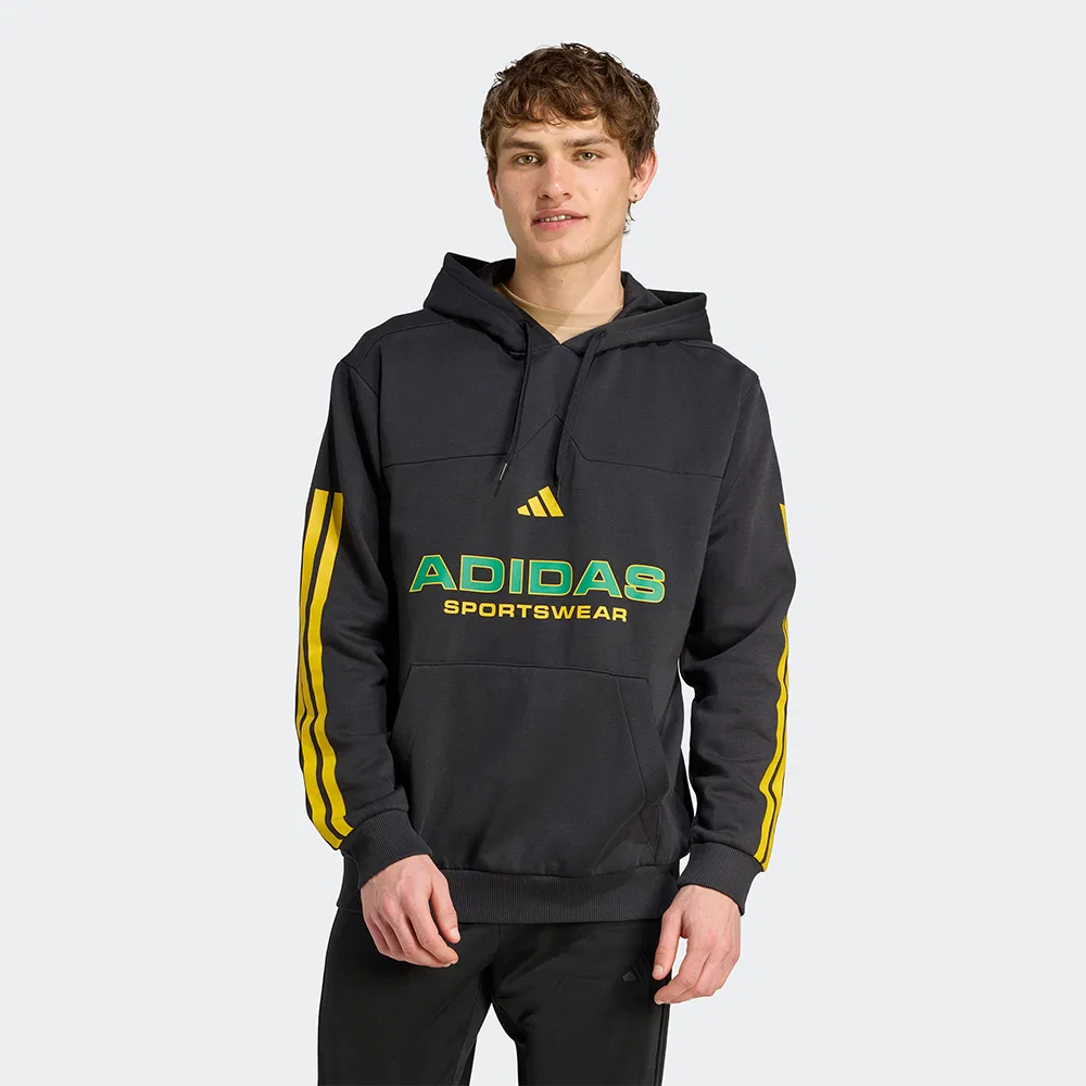 Женская флисовая худи House of Tiro чёрная от Adidas