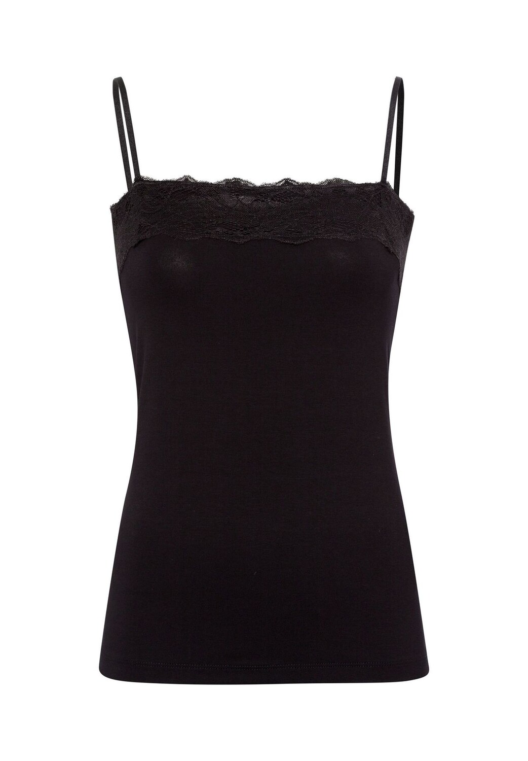 

Топ с кружевным краем Style Tessa zero, цвет Black Beauty
