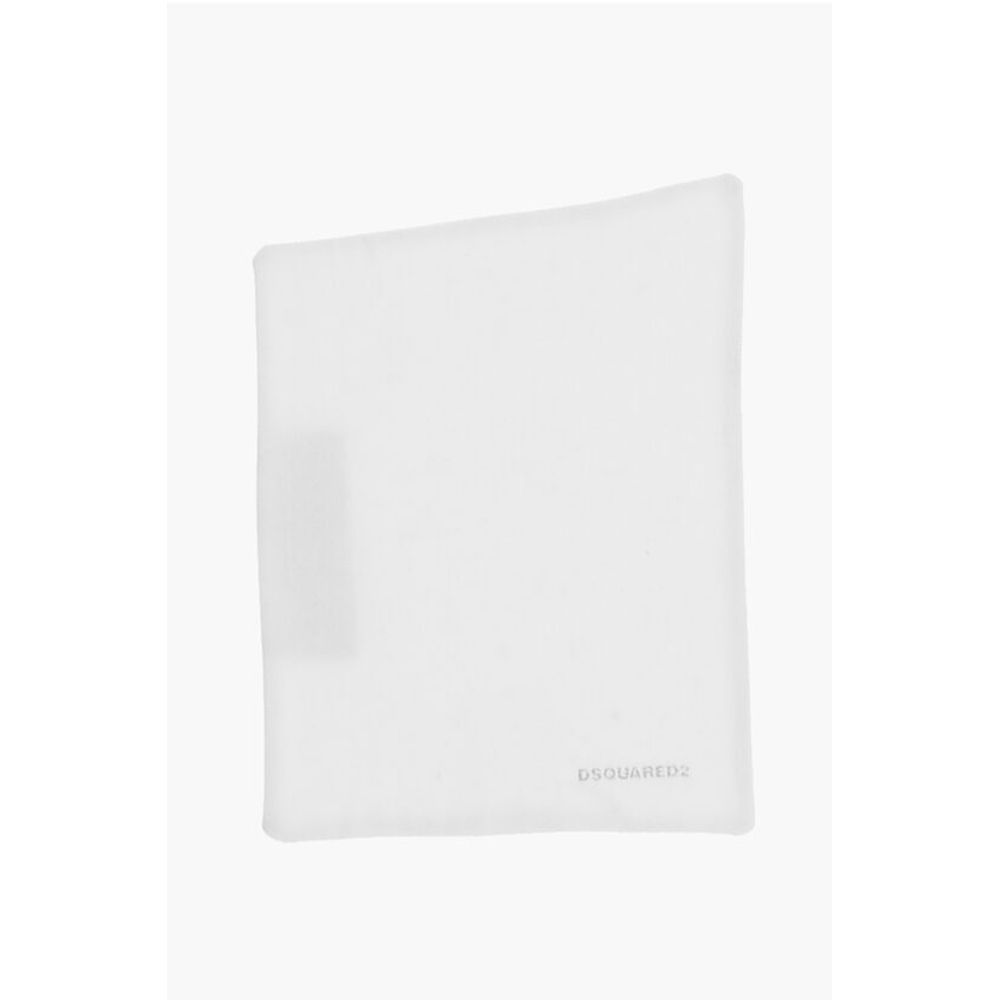 

Однотонный хлопковый поплиновый платок-паше Dsquared2, белый