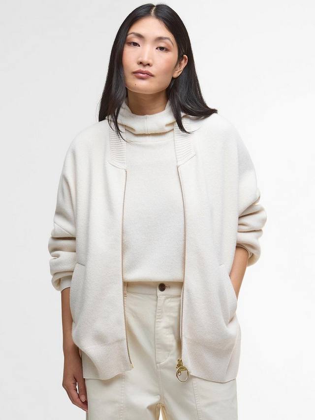 

Вязаная бомбер Milda Barbour, White