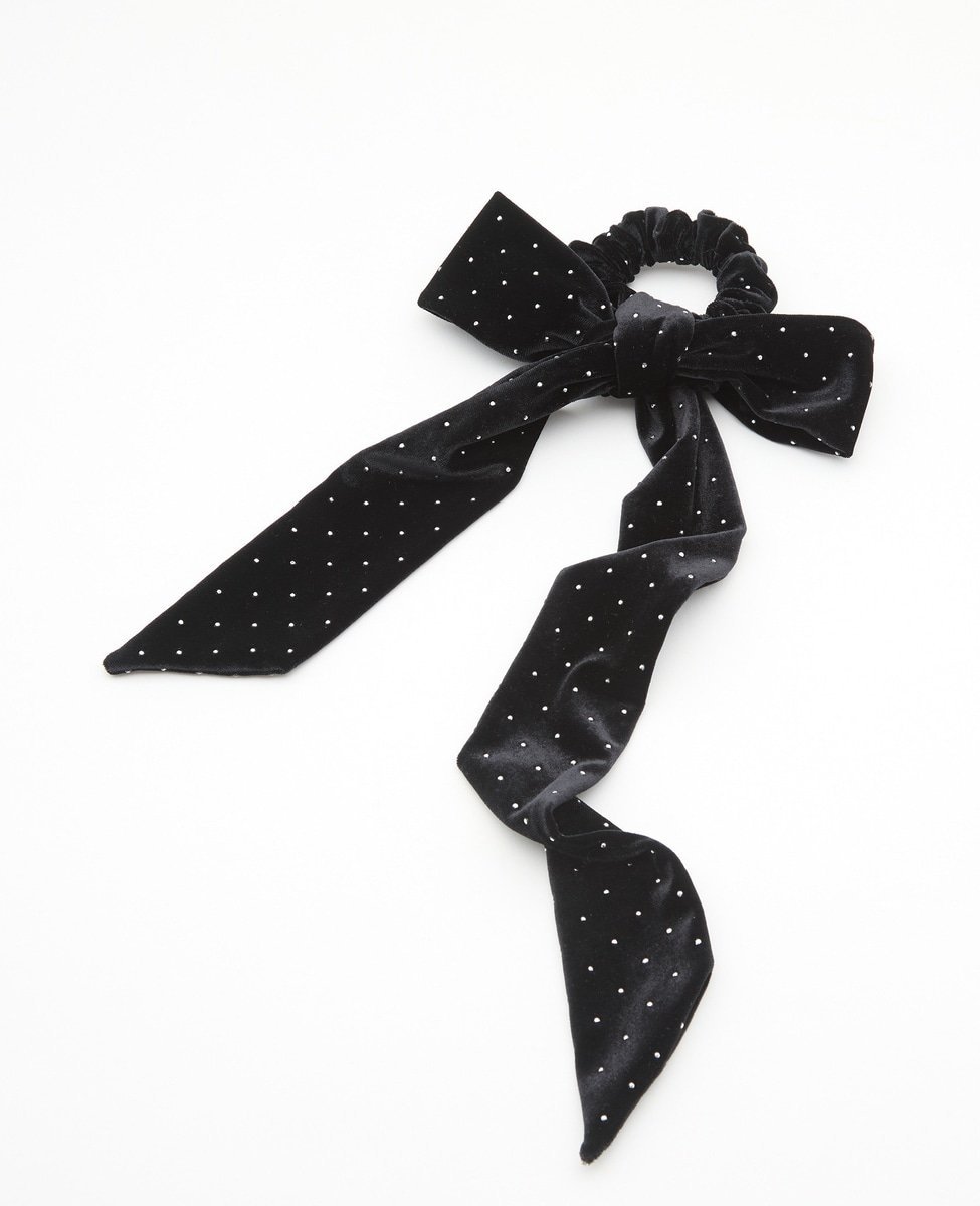 TRESSE BRIGITTE лента шушу в горошек для Мартиники. Martinique, black