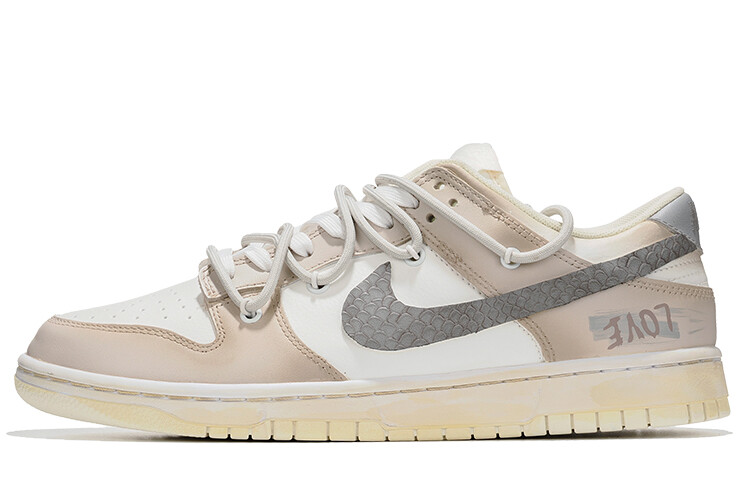

Кроссовки Nike Dunk Skateboard Shoes Men Low-Top Gray White