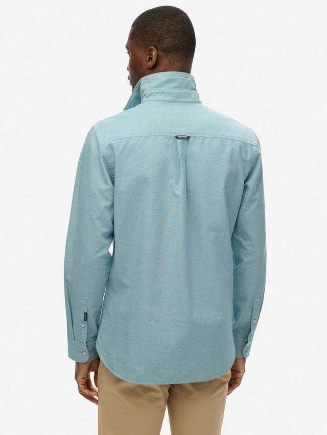 Оксфордская рубашка из органического хлопка Regular Fit Superdry, Green — фото 2