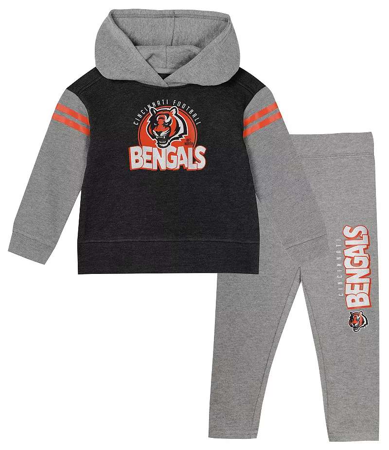 

Комплект из худи и брюк Cincinnati Bengals Clubhouse для девочек NFL Team Apparel