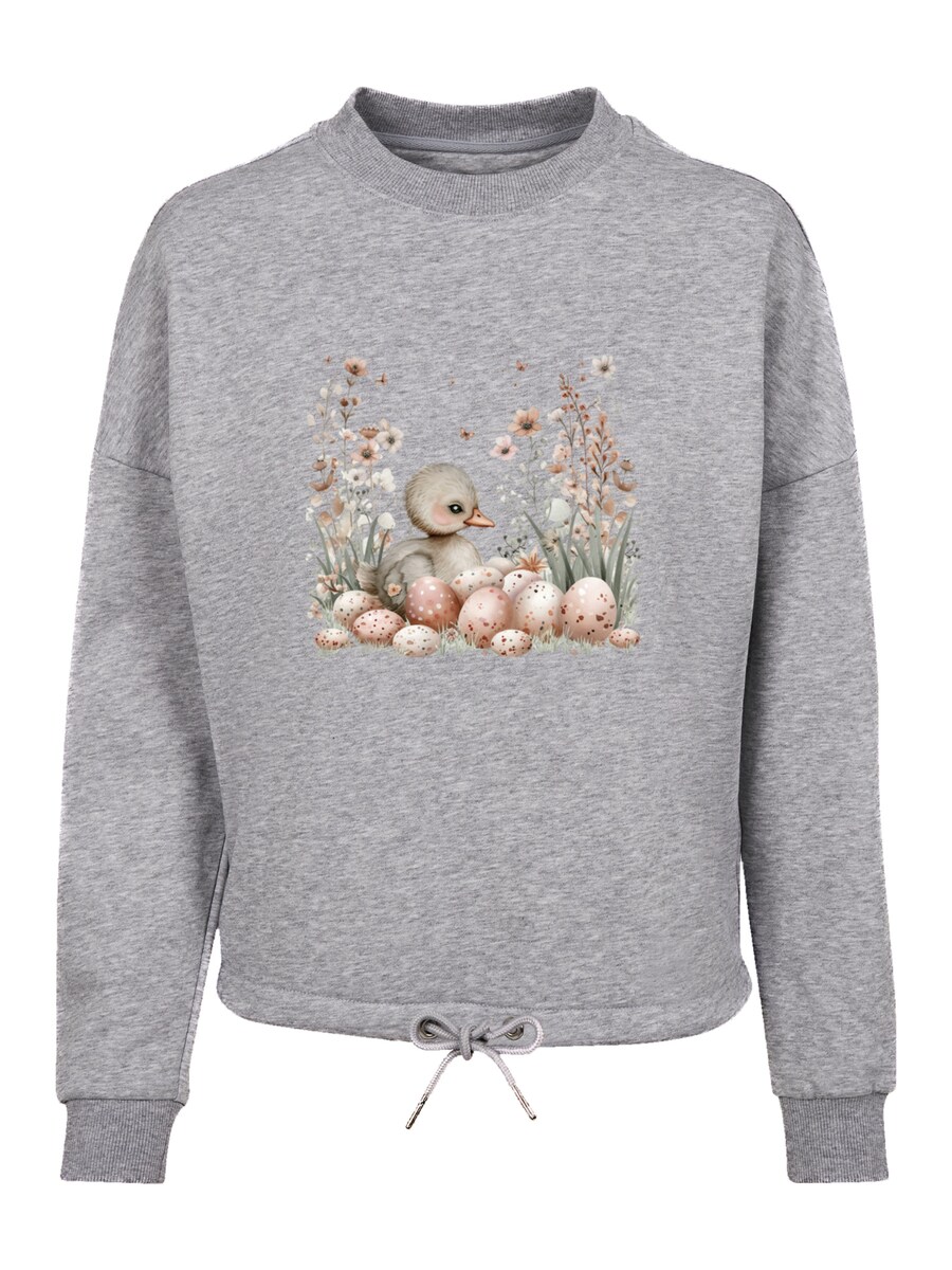 

Толстовка F4NT4STIC Ente Ostereier Blumen Küken, Grey