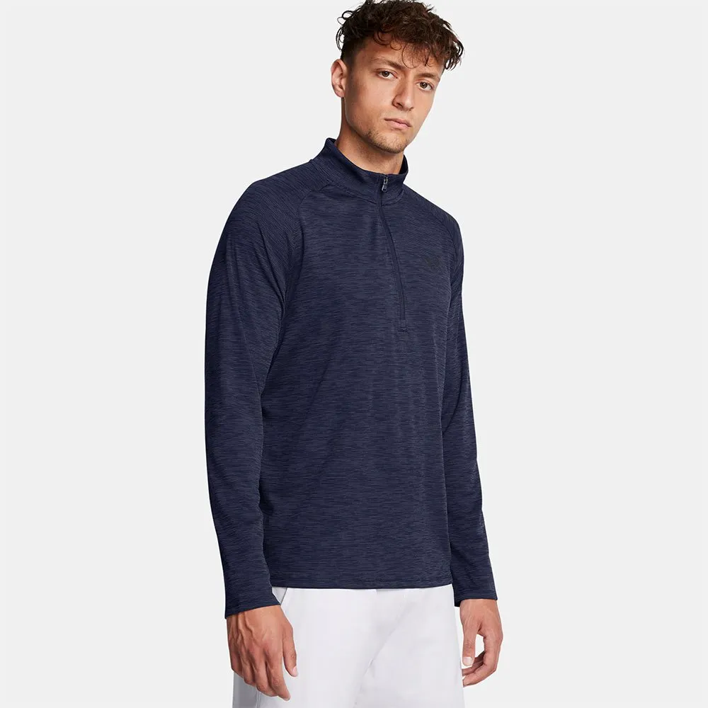 

Футболка Under Armour Tech Textured half zip long sleeve, черный
