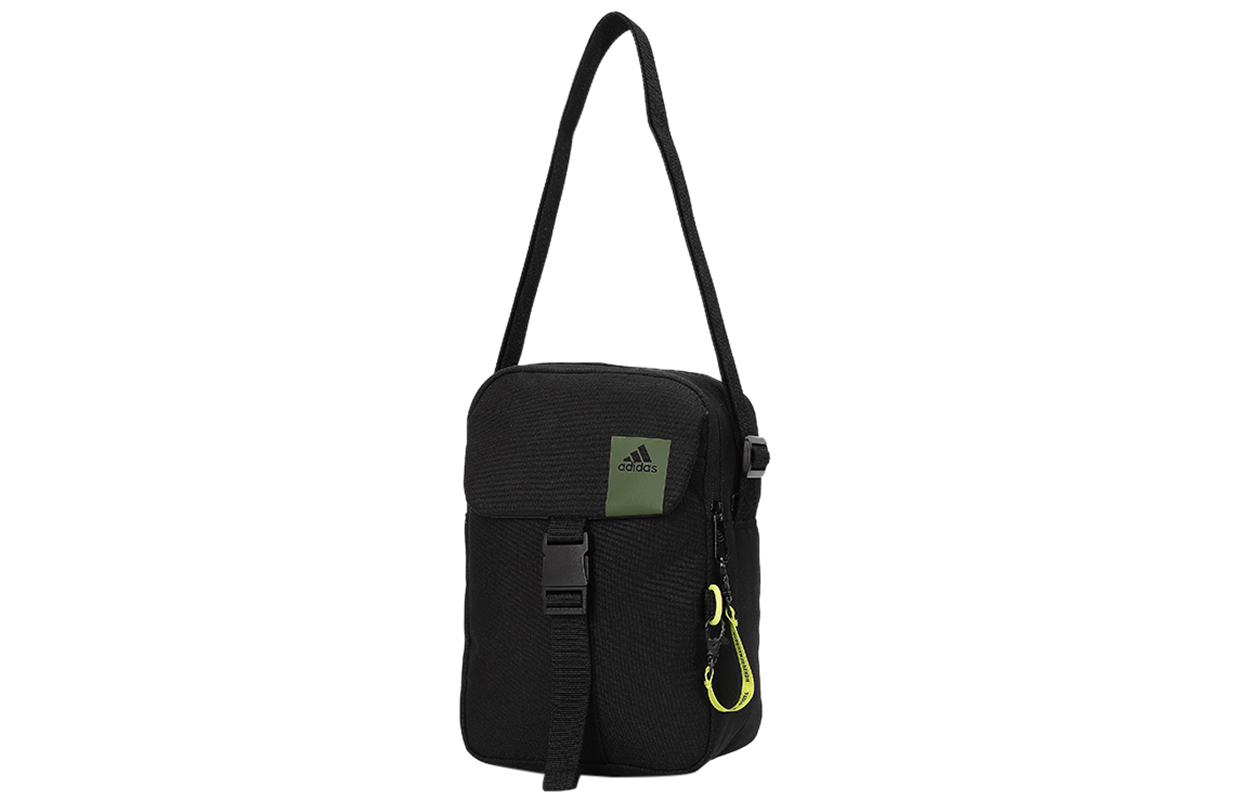 

Adidas Полиэстеровая наплечная сумка унисекс черная, Черный, Adidas Полиэстеровая наплечная сумка унисекс черная