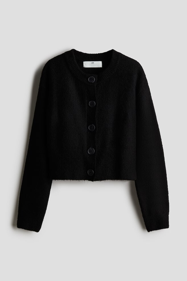 

Кардиган тонкой вязки H&M, черный