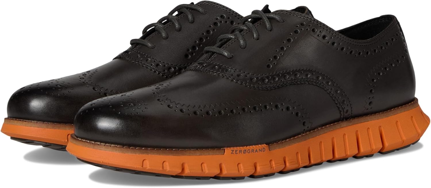 

Мужские кроссовки Cole Haan Zerogrand Remastered Wing Tip Oxford, Raven/Dark Natural/Marmalade
