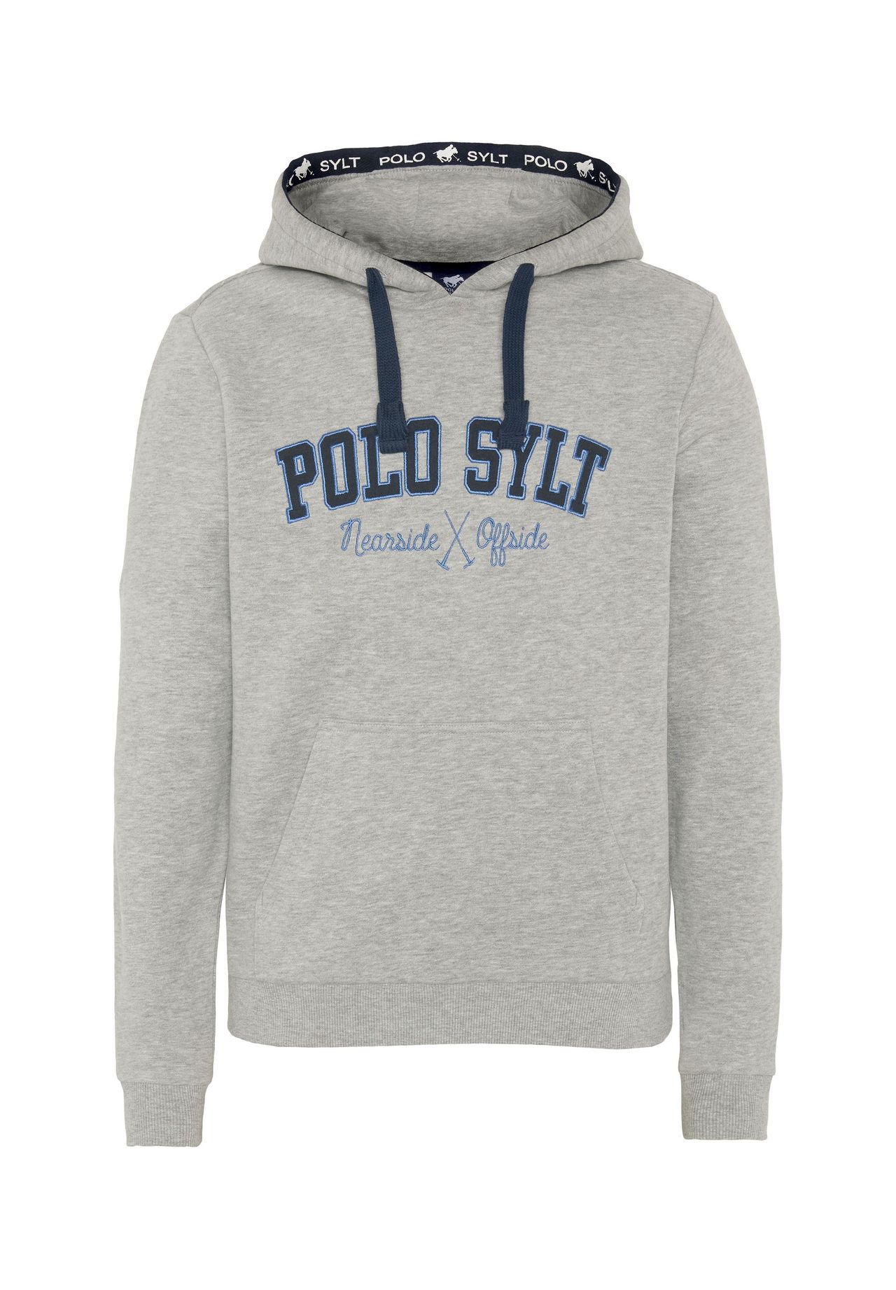 

Толстовка Polo спортивного дизайна POLO SYLT, цвет 17-4402m Neutral Gray Melange