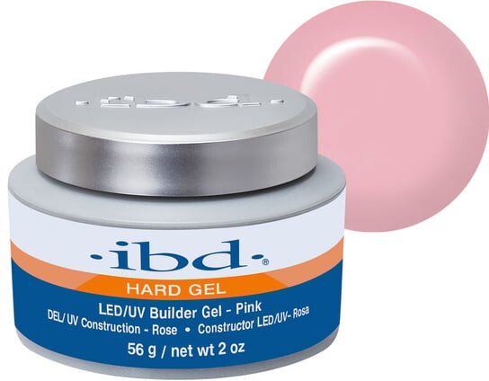 

Розовый строительный гель, 56 г IBD, Hard Builder Gel LED/UV