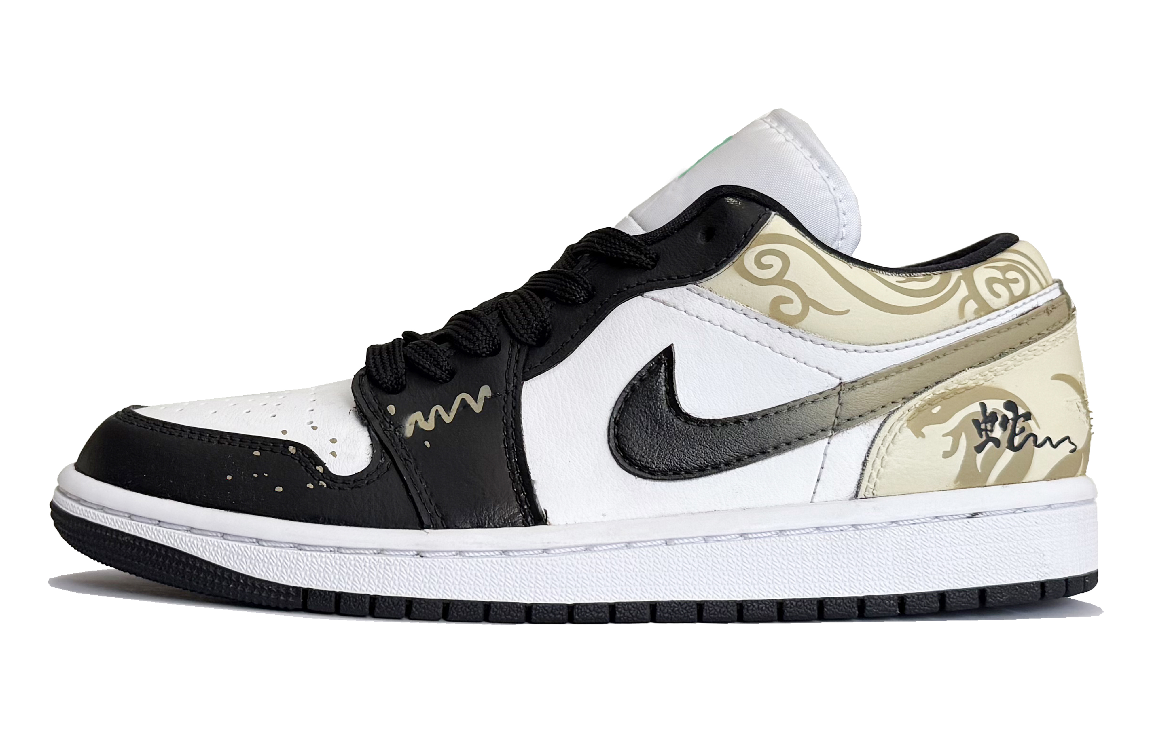 

Jordan Баскетбольные кроссовки Air 1 Low Top Vintage, мужские, черно-белые