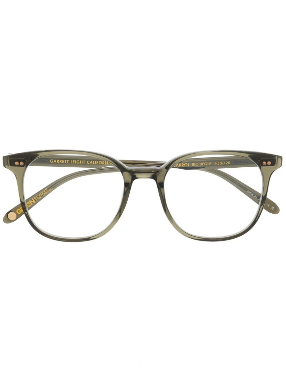 

Оптические очки Кэррола Garrett Leight, зеленый