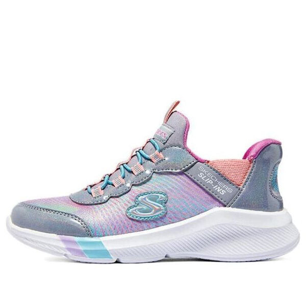 

Кроссовки slip-ins dreamy lites colorful prism 'grey' Skechers, серый