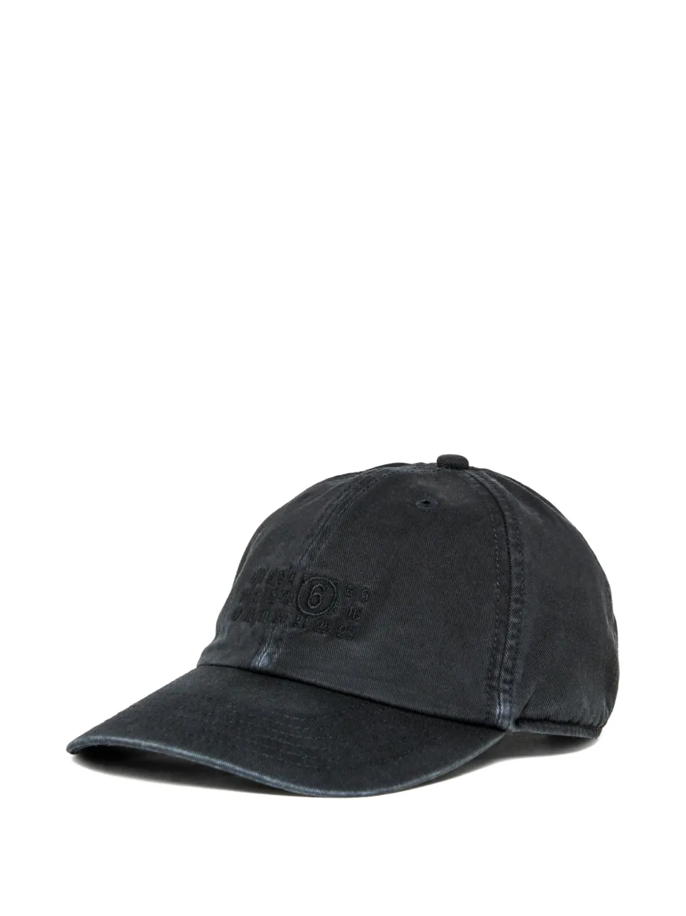

Кепка с вышивкой MM6 Maison Margiela Kids, черный