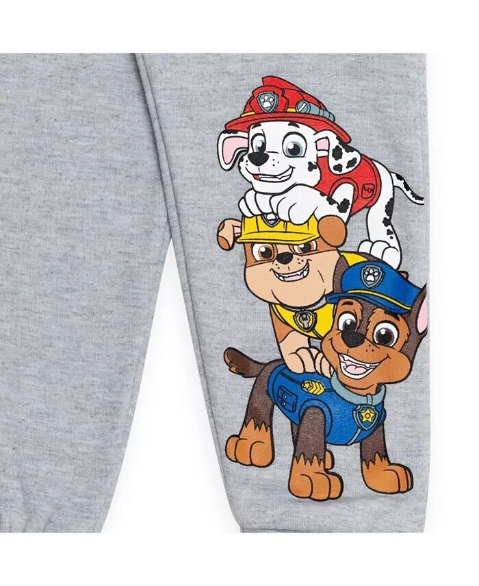 Комплект из 3 флисовых штанов для мальчиков до 2 лет (от 7 до 8 лет) Paw Patrol, мультиколор — фото 3